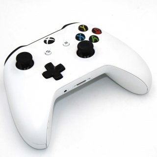 Microsoft - Xbox One S Soft Touch Wireless Controller weiss (geeignet für Windows)