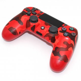 PlayStation 4 - DualShock 4 Wireless Controller, Rot Camouflage gebraucht