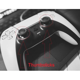 Sony PS5 Controller Thunbstick Reparatur austausch durch uns Tausch des Analog Sticks