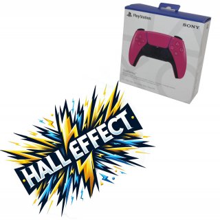 Sony Playstation 5 DualSense PS5 Wireless-Controller Nova-Pink + Halleffect Halleffekt Sticks *Neu