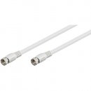 50 x SAT DVB-S SatelitenKabel F Stecker 75 Ohm für...