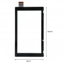 Nintendo Switch Lite Touchscreen Schwarz Reparatur / Defekt Scheibe Ersatzglas Digitizer 