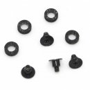 Playstation 4 Ps4 HDD Schrauben Set + gummi Ringe...