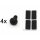 4 x PS4 Siegel + T8 Torx Schraube schwarz Ersatz für hintere Schrauben Phat Slim Pro